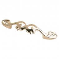 Мебельная ручка скоба Bosetti Marella M 15234.96 69702 96 мм латунь полированная