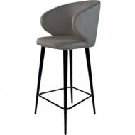 Стул барный TWINSANN Matis 550x530x1170 мм черный / светло-серый