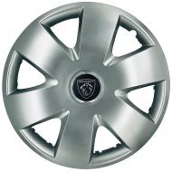 Колпак для колес SJS Peugeot NEW 308 R15" 4 шт. серебряный (107948)