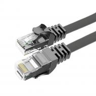 Патч-корд Essager TopSpeed Cable Ethernet Cat6 RJ45 Flat Cable 0,5 м черный