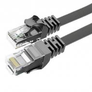 Патч-корд Essager TopSpeed Cable Ethernet Cat6 RJ45 Flat Cable 3 м чорний