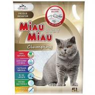 Наповнювач для котячого туалету MIAU MIAU SILICAT Clumpihg 5л