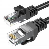 Патч-корд Essager TopSpeed Cable Ethernet Cat6 RJ45 Round Cable 1 м черный