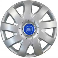 Колпак для колес SJS Fiat (синій) 311 R15" 4 шт. серебряный (107953)