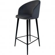 Стул барный TWINSANN Milano 540x520x1150 мм черный / темно-серый