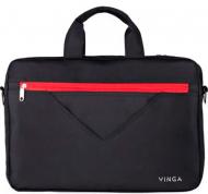 Сумка для ноутбука Vinga 15.6" black/red (NB250BR)