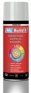 Эмаль аэрозольная Mr.Build универсальная акриловая RAL 9007 серебро глянец 400 мл