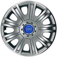Колпак для колес SJS Fiat (синій) 319 R15" 4 шт. серебряный (107968)