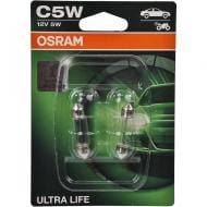 Автолампа розжарювання Osram Ultra Life C5W 2 шт.(OS 6418 ULT_02B)