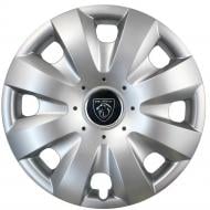 Колпак для колес SJS Peugeot NEW 321 R15" 4 шт. серебряный (107972)