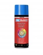 Эмаль аэрозольная Mr.Build универсальная акриловая RAL 5015 голубой глянец 400 мл