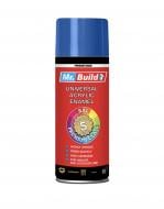 Емаль аерозольна Mr.Build універсальна акрилова RAL 5005 синій глянець 400 мл