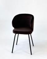 Стул TWINSANN Matis 550x530x860 мм (ножки металл) коричневый / черный