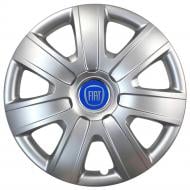 Колпак для колес SJS Fiat (синій) 325 R15" 4 шт. серебряный (107980)