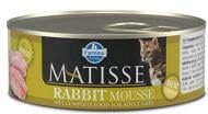 Консерва для котів Farmina Matisse Rabbit Mousse з кролятиною 85 г