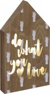 Декор настінний LED do what you Love 29,7x17 см Декор настінний LED do what you Love 29,7x17 см