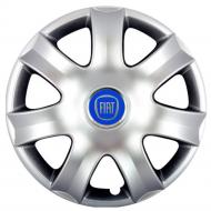 Колпак для колес SJS Fiat (синій) 326 R15" 4 шт. серебряный (107983)