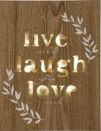 Декор настінний LED Live lough love 26x20 см Декор настінний LED Live lough love 26x20 см
