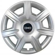 Колпак для колес SJS Dacia NEW 327 R15" 4 шт. серебряный (107985)