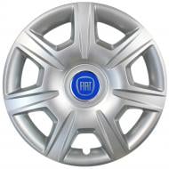 Колпак для колес SJS Fiat (синій) 327 R15" 4 шт. серебряный (107986)