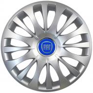 Колпак для колес SJS Fiat (синій) 329 R15" 4 шт. серебряный (107989)