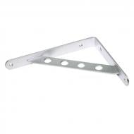 Кронштейн металевий Smart 195x240 мм косий алюміній 98088