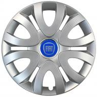 Колпак для колес SJS Fiat (синій) 330 R15" 4 шт. серебряный (107992)