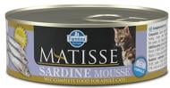 Консерва для котів Farmina Matisse Sardine Mousse із сардиною 85 г