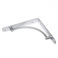 Кронштейн металлический Smart 222х222 мм вогнутый алюминий 80831