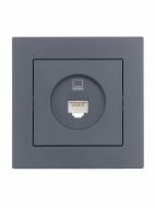 Розетка комп’ютерна Lezard Vesna шефілд грей 742-3488-139