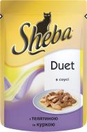 Корм Sheba Duet з телятиною і куркою в соусі 7921 85 г