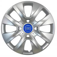Колпак для колес SJS Fiat (синій) 334 R15" 4 шт. серебряный (108004)