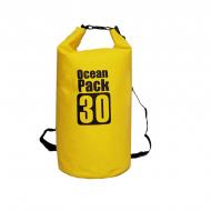 Водонепроницаемый рюкзак/гермомешок с шлейкой на плечо Ocean Pack 30 л Yellow (553582153120)