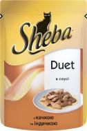 Корм Sheba Duet с уткой и индейкой в соусе 7926 85 г