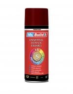 Емаль аерозольна Mr.Build універсальна акрилова RAL 8011 коричневий глянець 400 мл