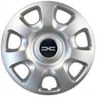 Колпак для колес SJS Dacia NEW 336 R15" 4 шт. серебряный (108009)