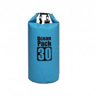 Водонепроникний рюкзак/гермомішок із шлейкою на плече Ocean Pack 30 л Blue (5788544)