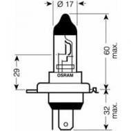 Автолампа галогенна Osram Truckstar Pro H4 70 Вт 1 шт.(OS 64196 TSP)