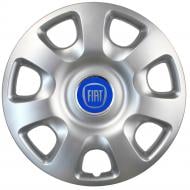 Колпак для колес SJS Fiat (синій) 336 R15" 4 шт. серебряный (108010)