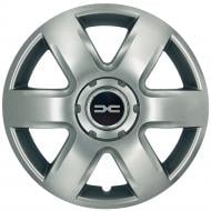 Колпак для колес SJS Dacia NEW 337 R15" 4 шт. серебряный (108012)