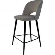 Стул барный TWINSANN Маrk 580x500x980 мм черный / светло-серый