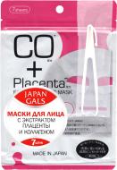 Маска Japan Gals CO+Placenta с экстрактом плаценты и коллагеном 7 шт./уп. 150 г 7 шт.