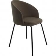 Стул TWINSANN Мilano (ткань жасмин 24) ножки металл бежевый / черный