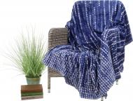 Плед Frannel Code 160x200 см синій La Nuit