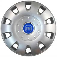 Колпак для колес SJS Fiat (синій) 401 R16" 4 шт. серебряный (108032)