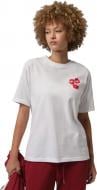 Футболка Jordan W J FLT SS GF GFX TEE KISS IF0797-100 р.XL белый