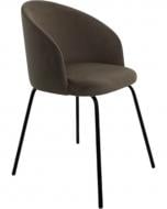 Стул TWINSANN Мilano 540x520x840 мм (ножки металл) коричневый / черный