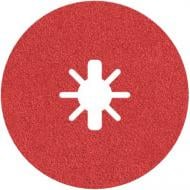 Круг шлифовальный Bosch фибровый X-Lock R780 Best for Metal + Inox P60 125 мм 1 шт. 2608619185