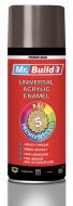 Эмаль аэрозольная Mr.Build универсальная акриловая RAL 8017 шоколадно-коричневый глянец 400 мл