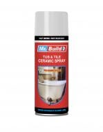 Емаль аерозольна Mr.Build акрилова для ванн і кераміки RAL 9010 білий глянець 400 мл